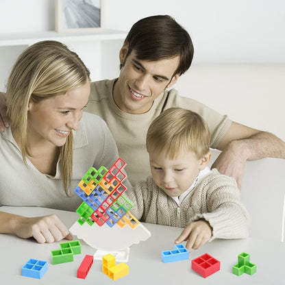 3D Tower Game, Tower Balance Game (16 Pcs Set) signaturekarts
