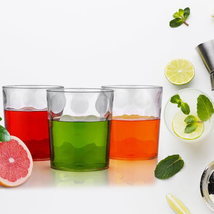Magic Glass Clear Glass Bubble Water Juice Glasses (6 Pcs Set) Signaturekarts