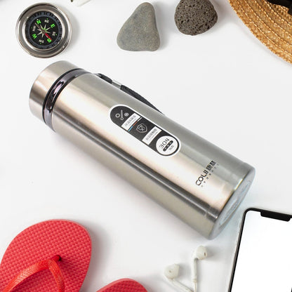 Stainless Steel Vacuum Insulated Water Bottle 900ML Approx (Mix Color) signaturekarts