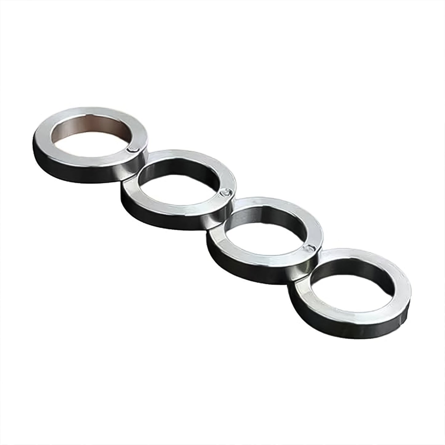 Portable 4 Finger Ring Unique Rotating Folding Ring (1 Set) Signaturekarts