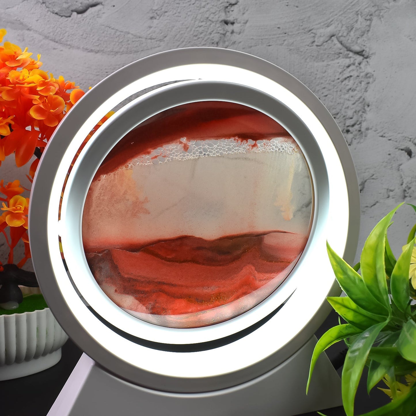 3D Liquid motion Display With LED Light (1 Pc) Signaturekarts