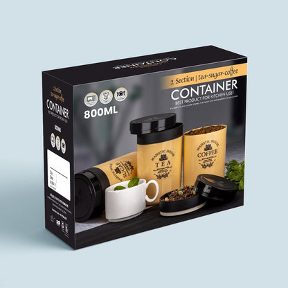 Airtight Containers – For Tea, Coffee, Sugar & More (3 Pcs Set) Signaturekarts