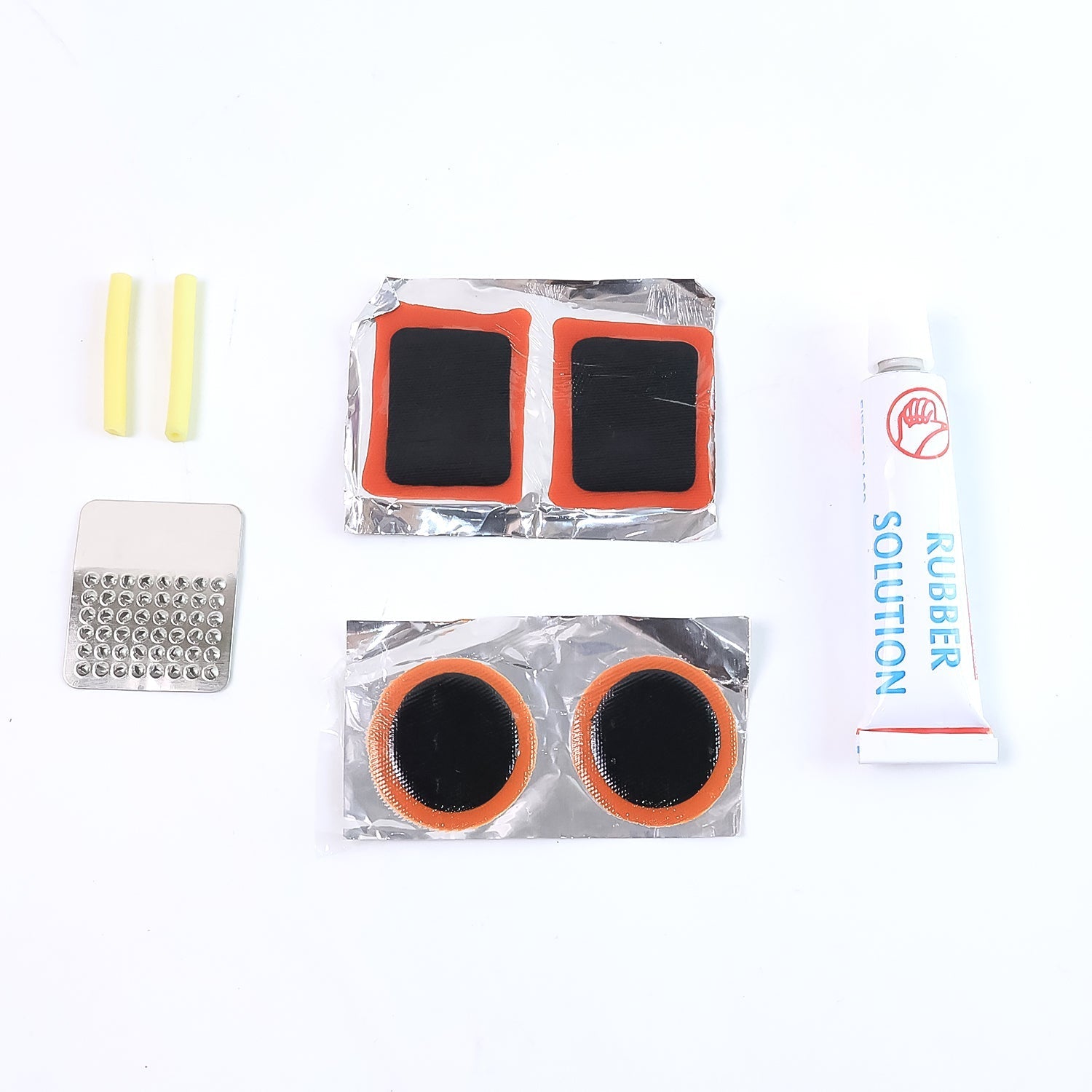 Bicycle Tire Repair Kit – Portable Puncture Repair Set with Adhesive (1 Set / Mix Design) Signature kart