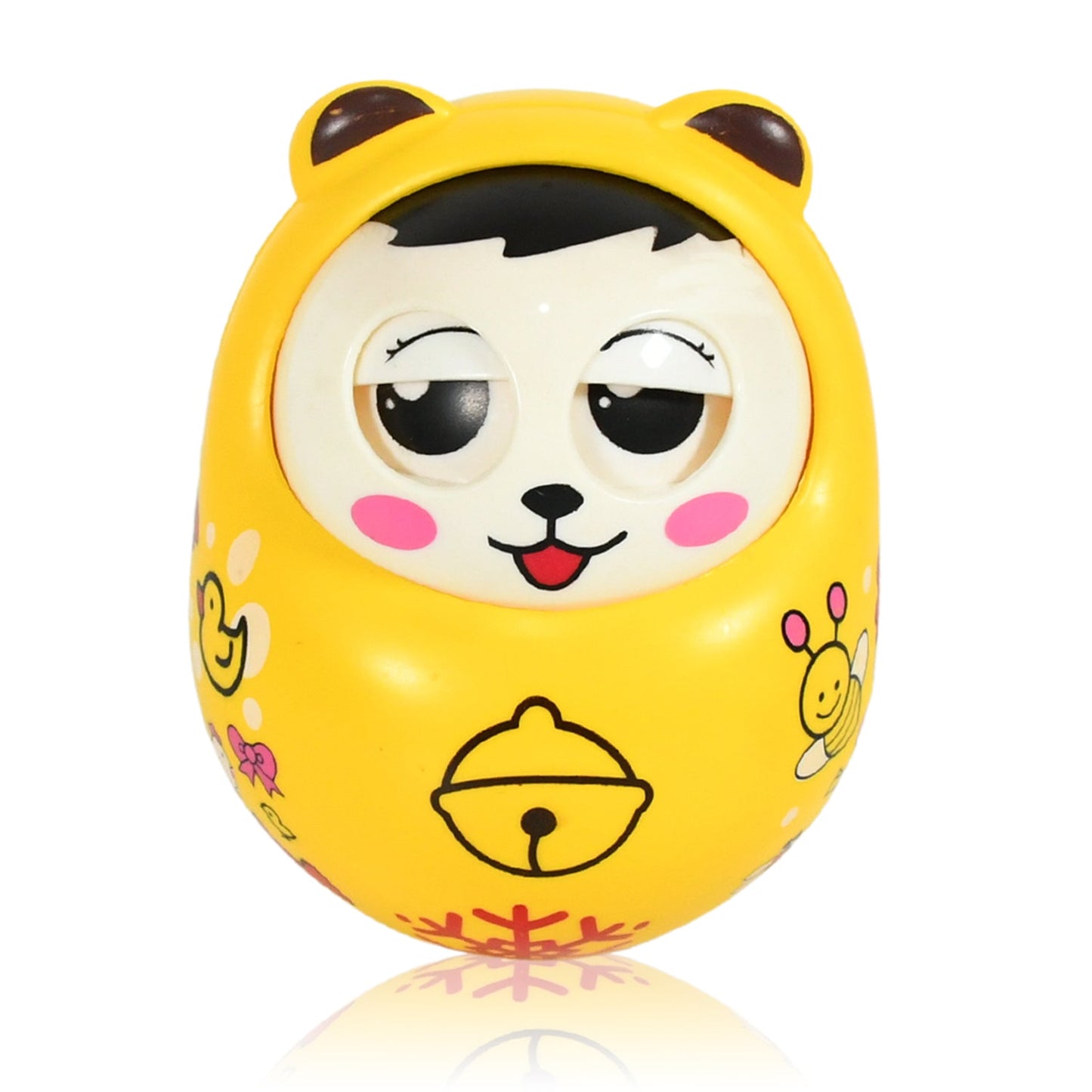Musical Roly Poly Toy for Babies – Push & Shake Wobbling Doll signaturekarts