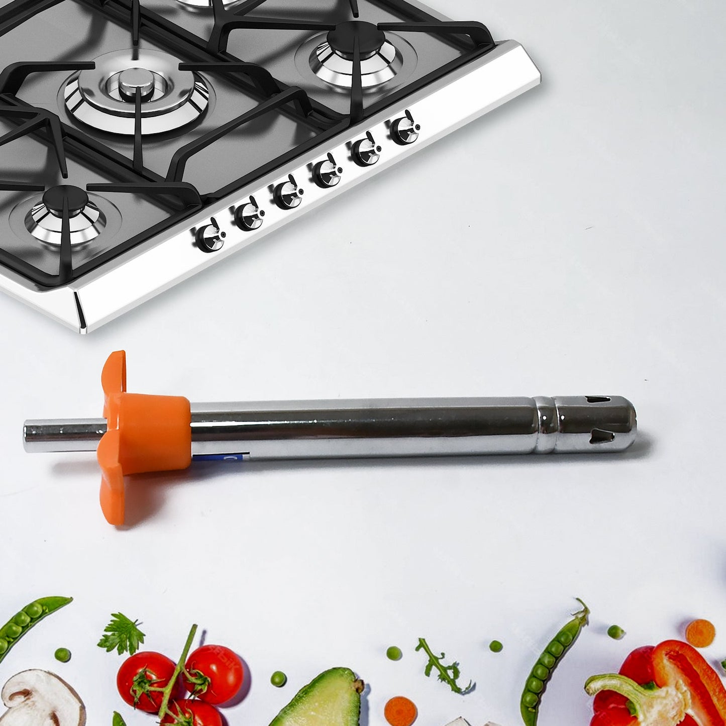 2 in 1 Kitchen Combo Lighter with Vegetable Cutter Peeler For Kitchen  (2 Pc Set) signaturekarts