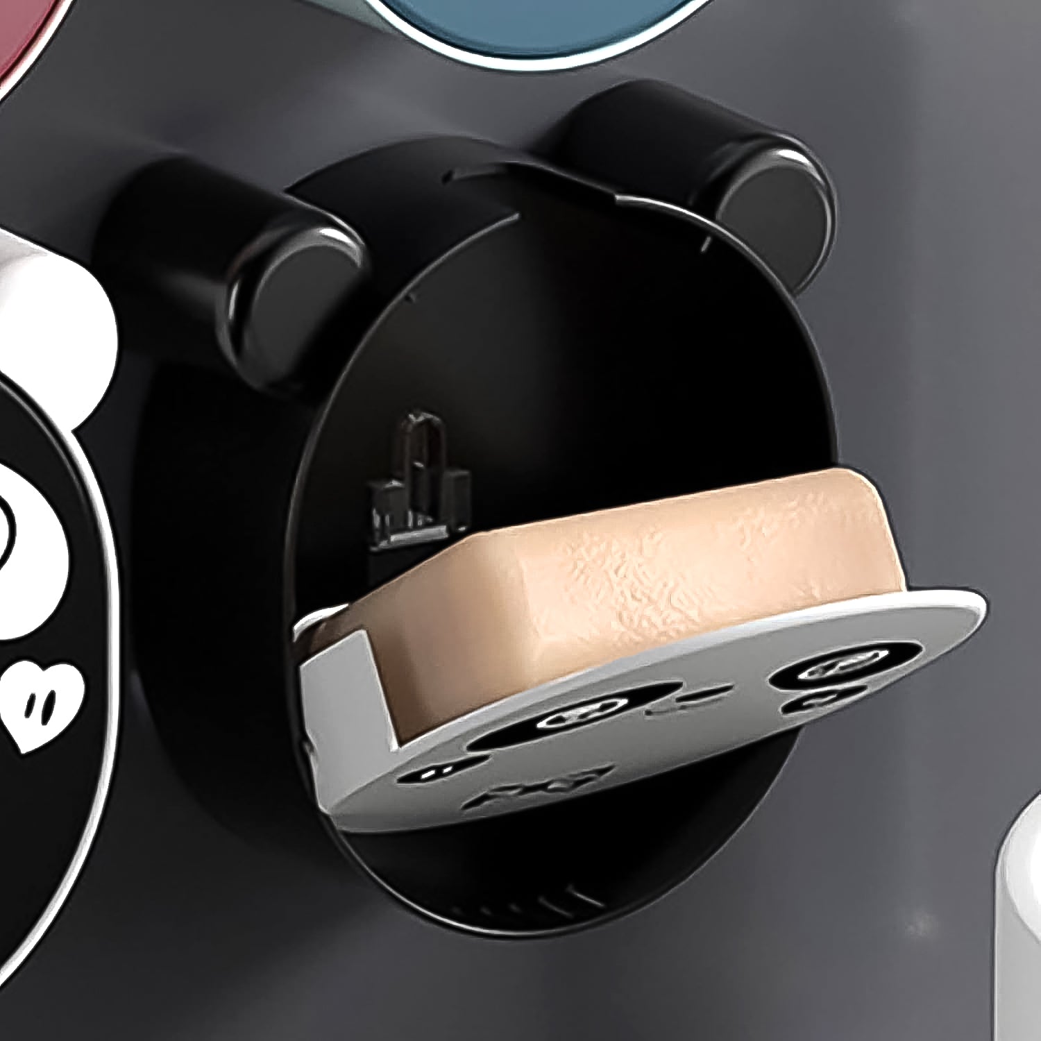 Plastic Cute Panda Soap Box – Wall Mounted Flip-Top Drain Soap Case (1 Pc) Signature Kart