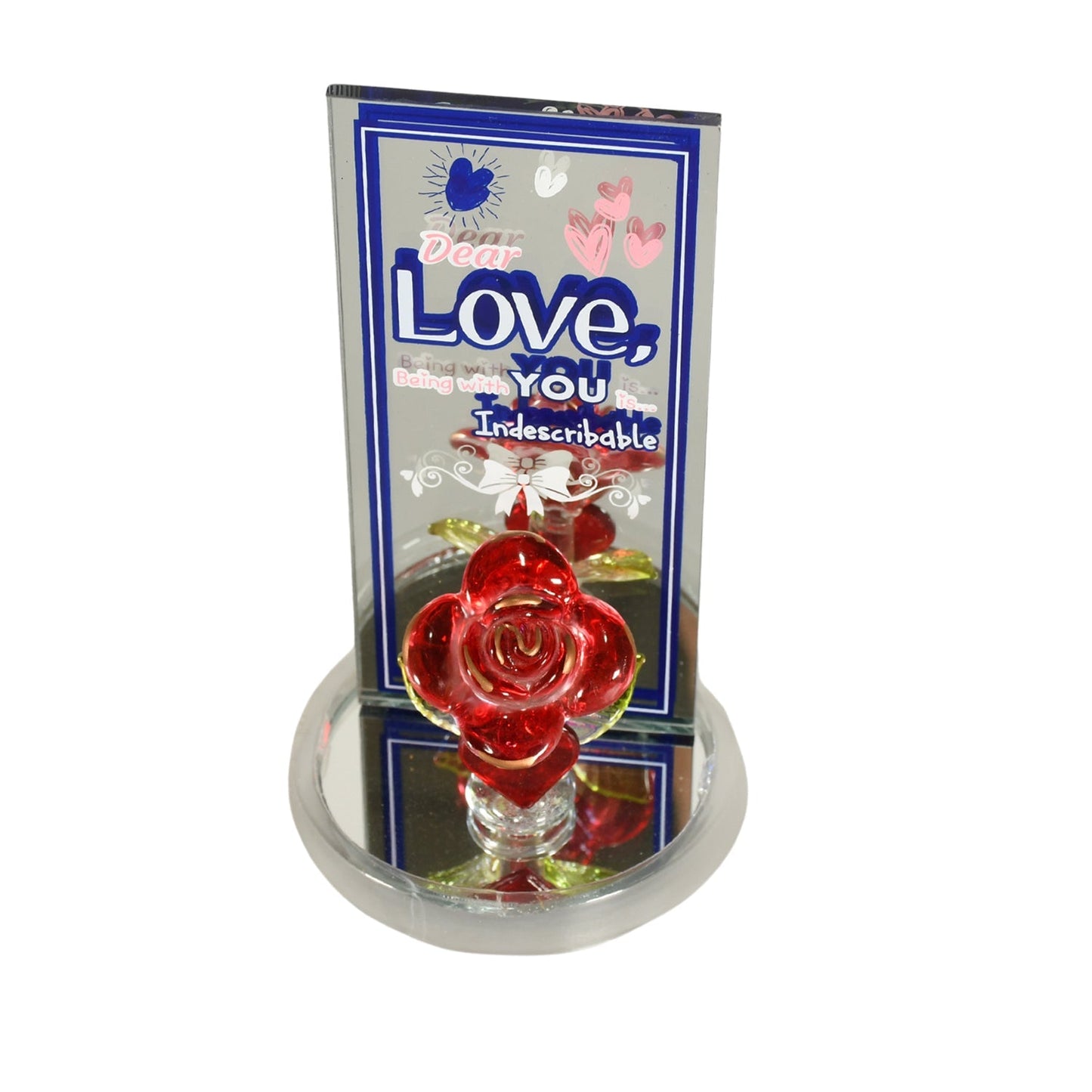 Lovely Rose Showpiece – Romantic Gift Set for All Occasions (1 Pc) signaturekarts