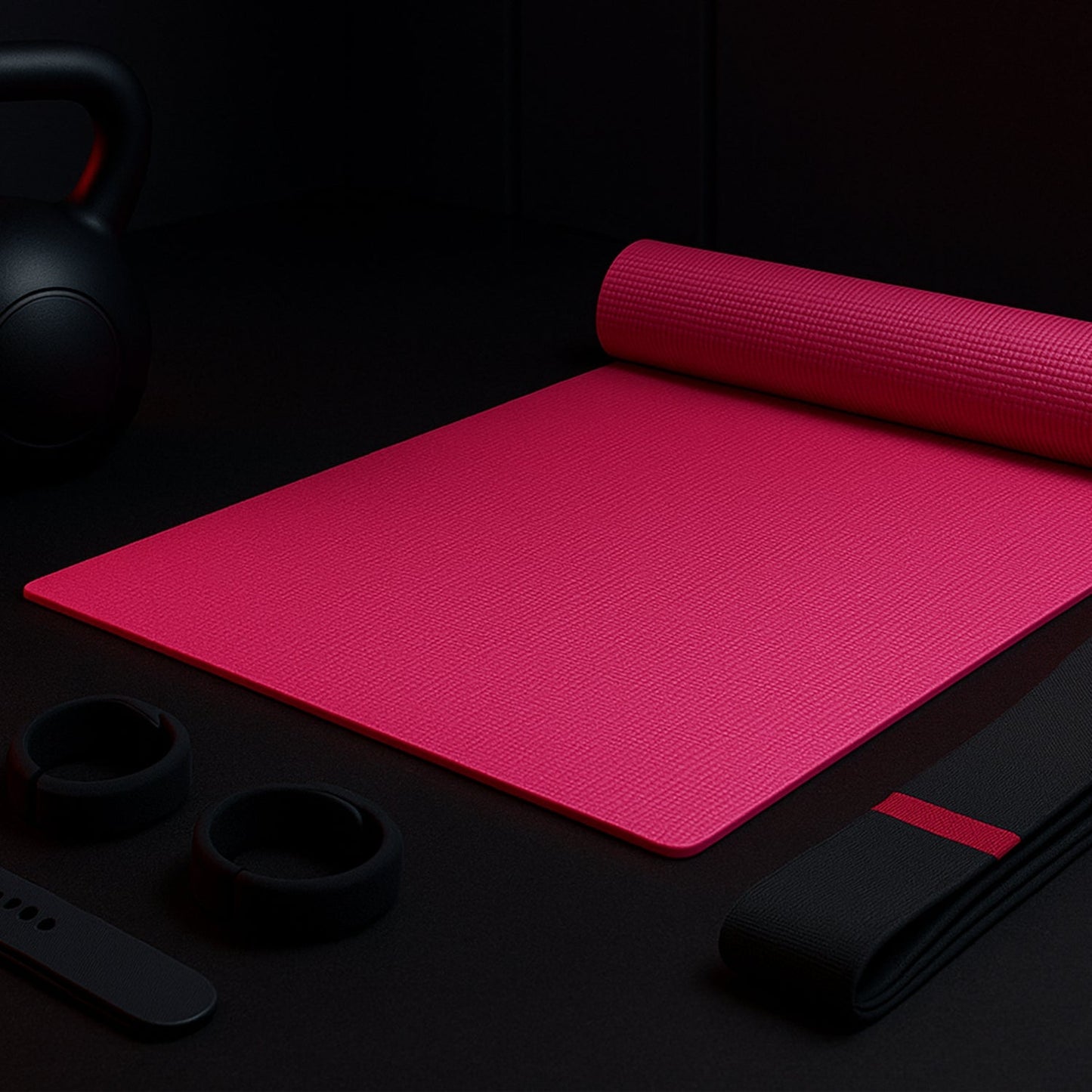 Yoga Mat Eco-Friendly for Fitness & Gym – Non-Slip Exercise Mat (180x60cm) Signature Kart