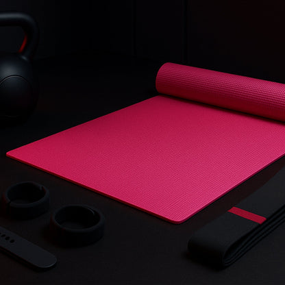 Yoga Mat Eco-Friendly for Fitness & Gym – Non-Slip Exercise Mat (180x60cm) Signature Kart