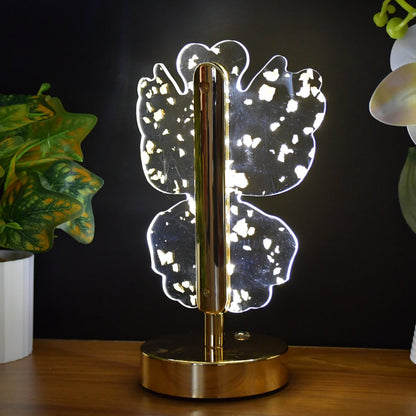 Luxury Golden Crystal LED Table Lamp (1 Pc) signaturekarts