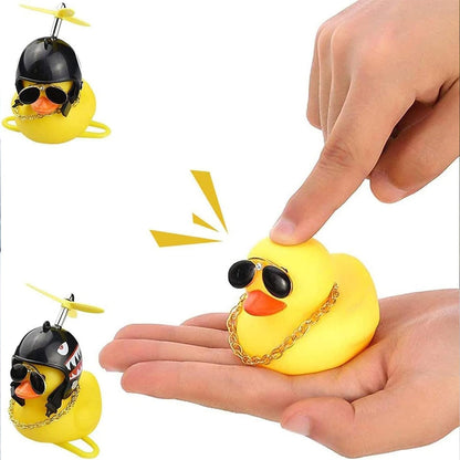 Beautiful Duck Car Ornaments Duck Bicycle Bell Propeller Helmet (1 Pc / Mix Design) Signaturekarts