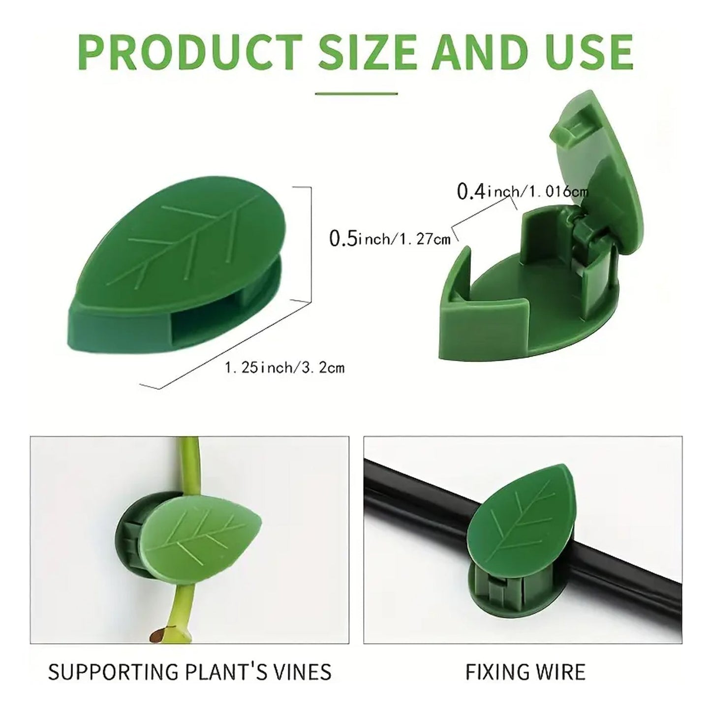 Plant Climbing Wall Clip,Self-Adhesive Vines Support Hooks for Indoor & Outdoor (10 Pcs Set) signaturekarts