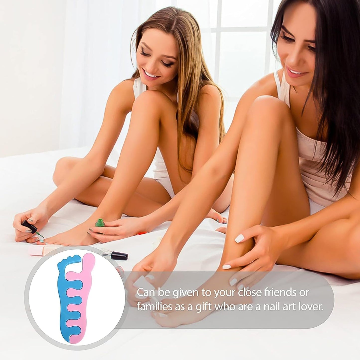 Toe Separators, Toe Spacers Sponge Toe Stretcher Pedicures (1 Pair) Signature kart