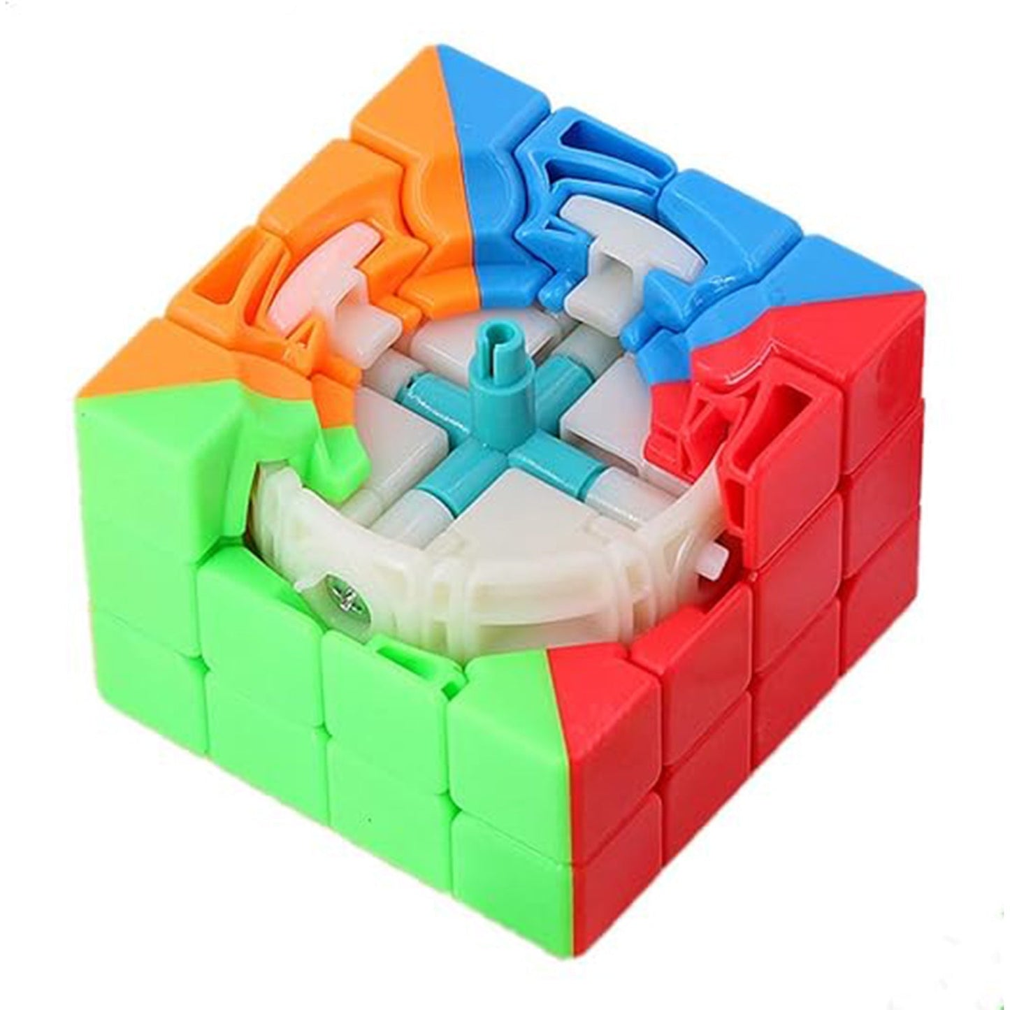 Small 4×4×4 High Speed Stickerless Magic Cube Puzzle Toy for Kids and Adults signaturekarts
