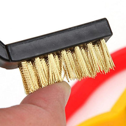 Mini Wire Brush, Brass Wire Brush (1 Pc) Signaturekarts
