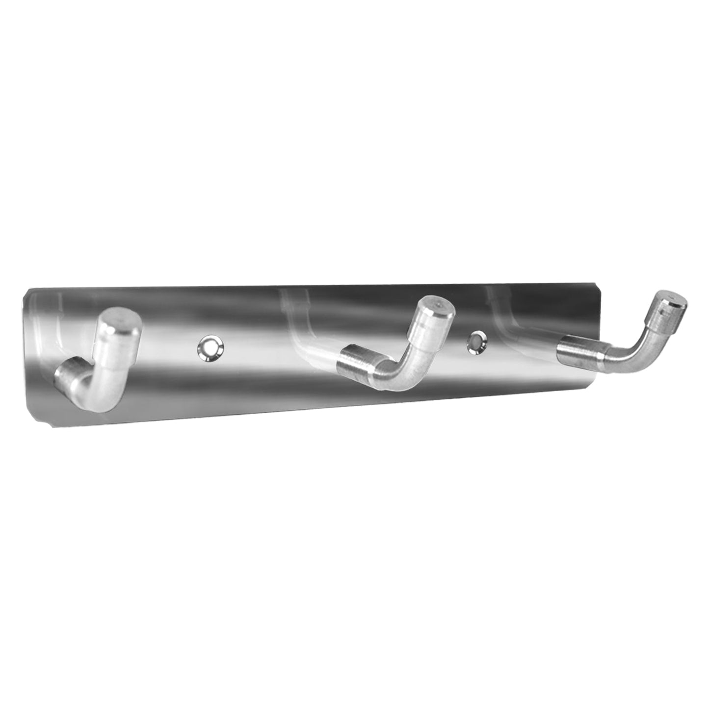 Stainless Steel Wall Mounted Coat 3 Hook Rack (14x3 / 1 Pc) Signature kart