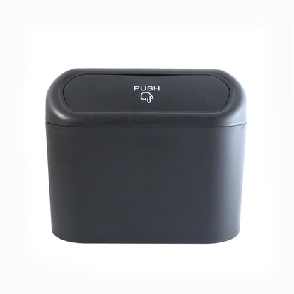 Mini Car Trash Can with Lid, Waterproof Car Trash Bin Storage Box (1 Pc) Signaturekarts