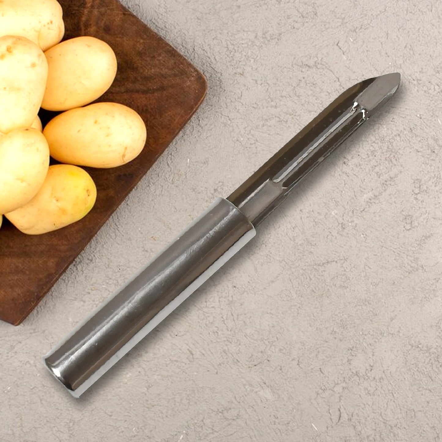 Stainless Steel Peeler Set – Multi-Purpose Handle for Peeling & Shredding(12 Pc) signaturekarts