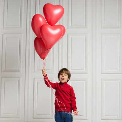 Heart shaped balloons Kinds  (4 Pcs Set) signaturekarts