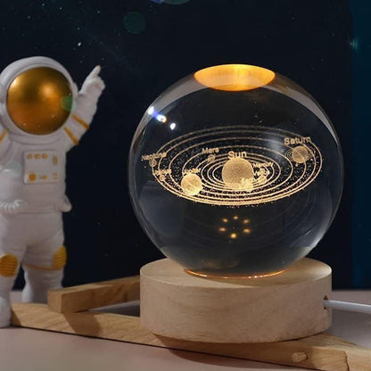 3D Astronomy Night Lamp Crystal Ball lamps With Base (1 Pc) signaturekarts