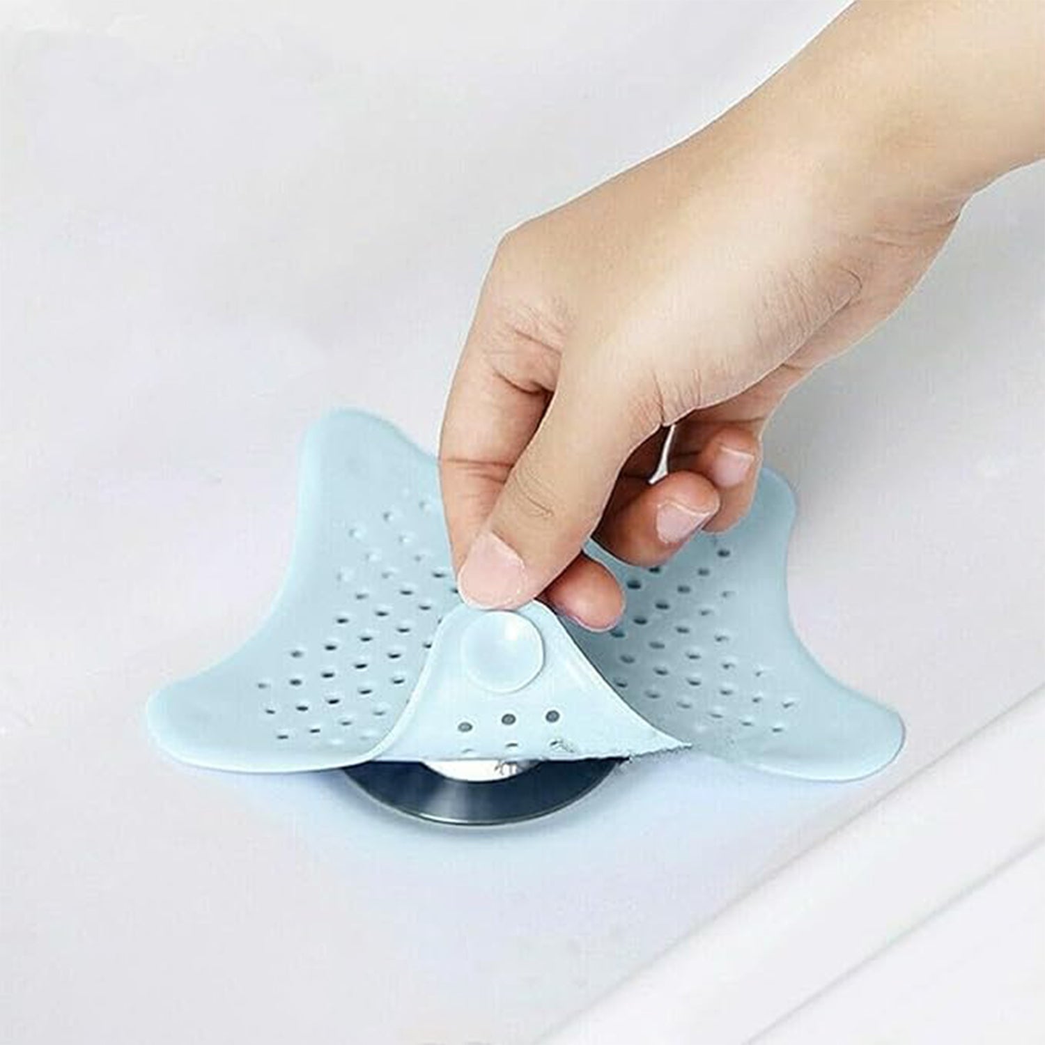 Silicone Star Shaped Sink Filter Bathroom Hair Catcher Drain Strainers for Basin Your Brand