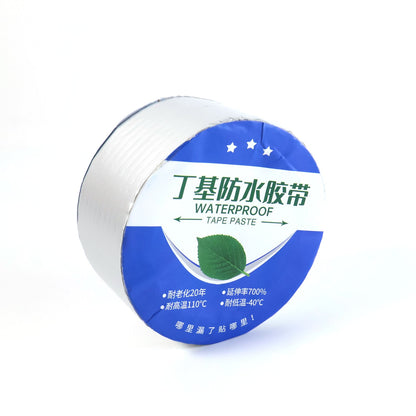 Self-Adhesive Insulation Resistant Aluminium Foil Duct Tape Roll (0.8mm) Your Brand