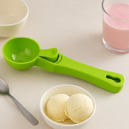 Plastic Ice Cream Scoop, 1 pc, Green Your Brand
