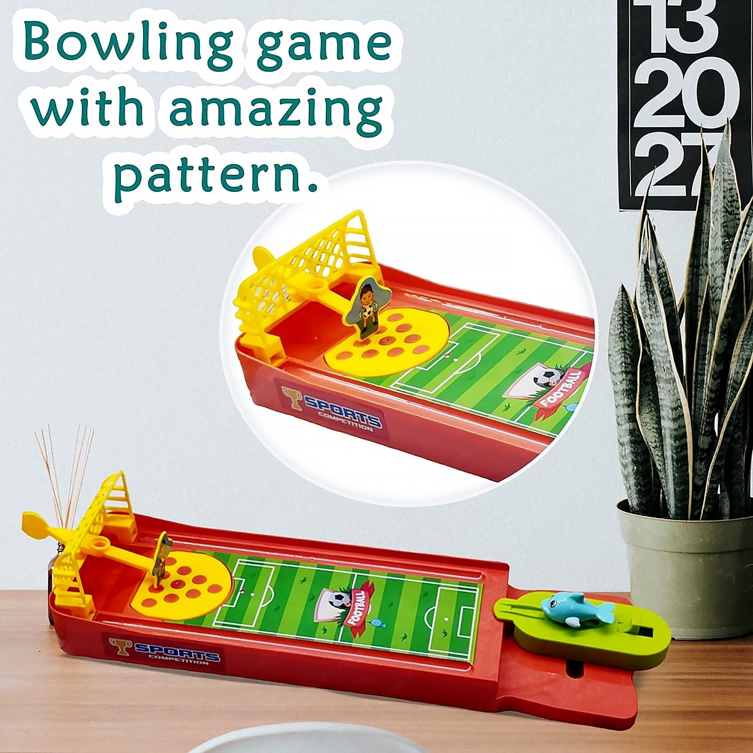 Mini Table Top Finger Football Game for Kids-Desktop Game for Kids & Adults signaturekarts