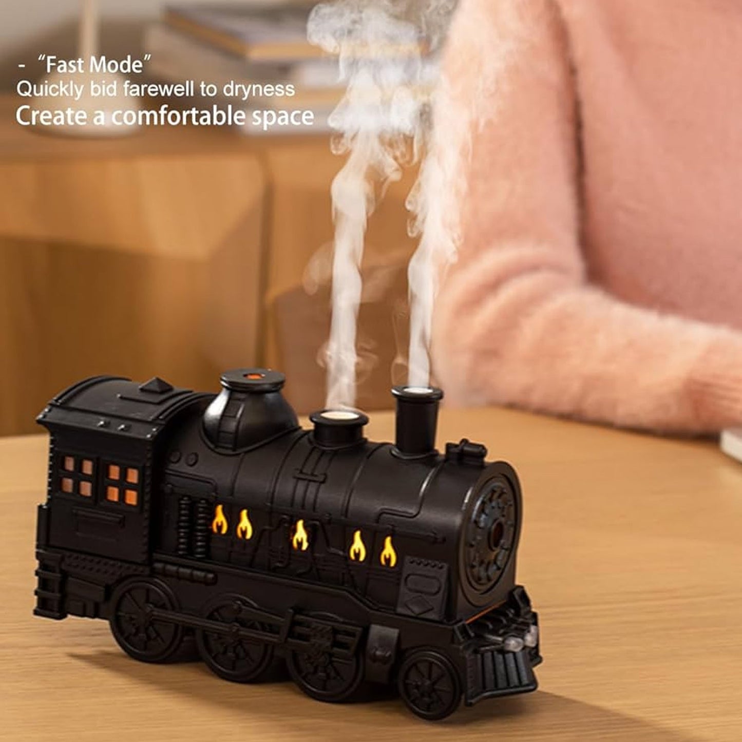 Train Shape Portable Mini Humidifier (1 Pc / Mix Color) Signature kart