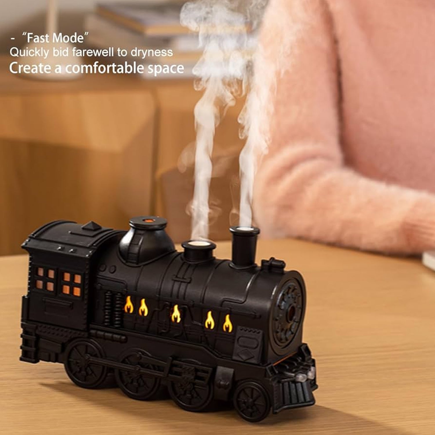 Train Shape Portable Mini Humidifier (1 Pc / Mix Color) Signature kart