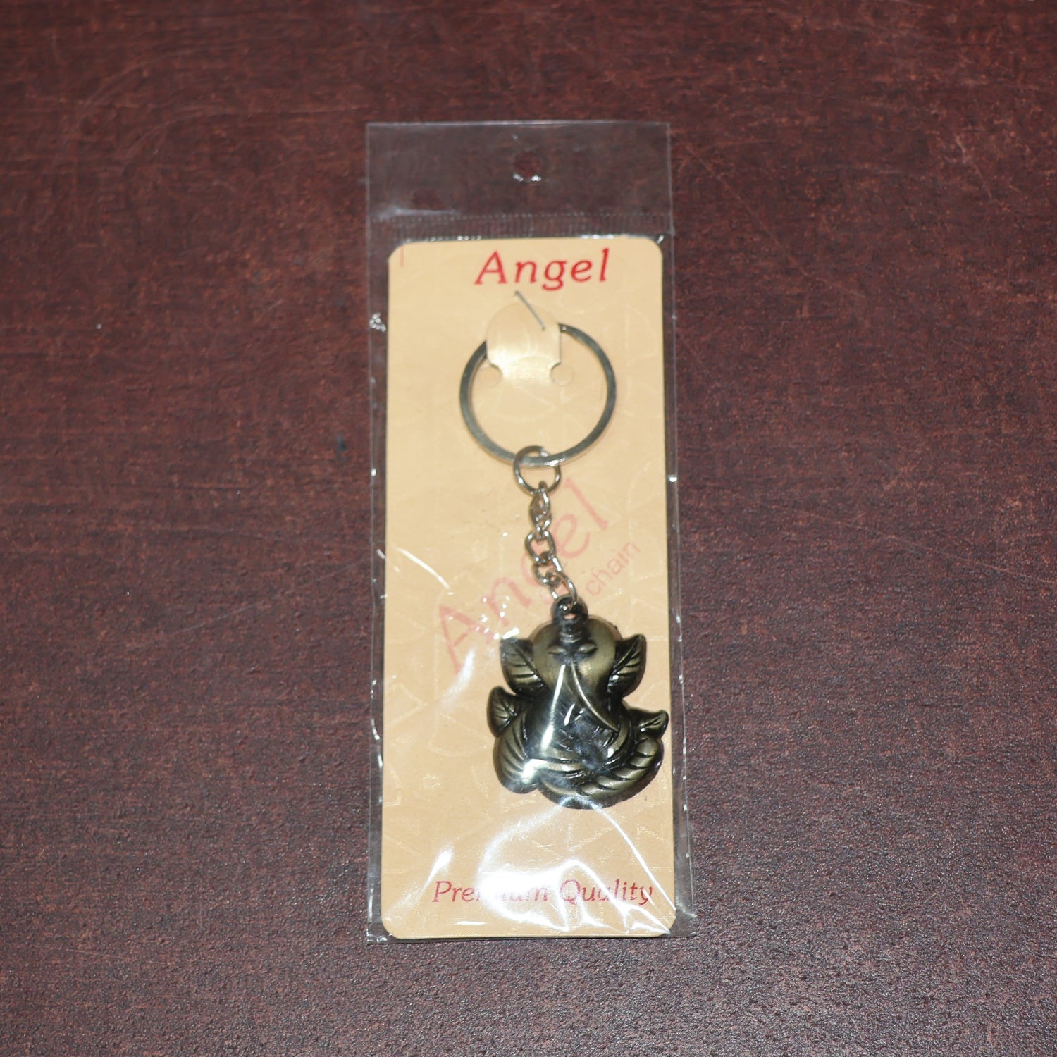 Ganesh Face Antique Black Metal Keychain (1 Pc) signaturekarts