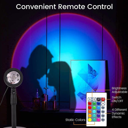Multi Colors Sunset Lamp, Sunset Projection Lamp LED Night Lights Your Brand