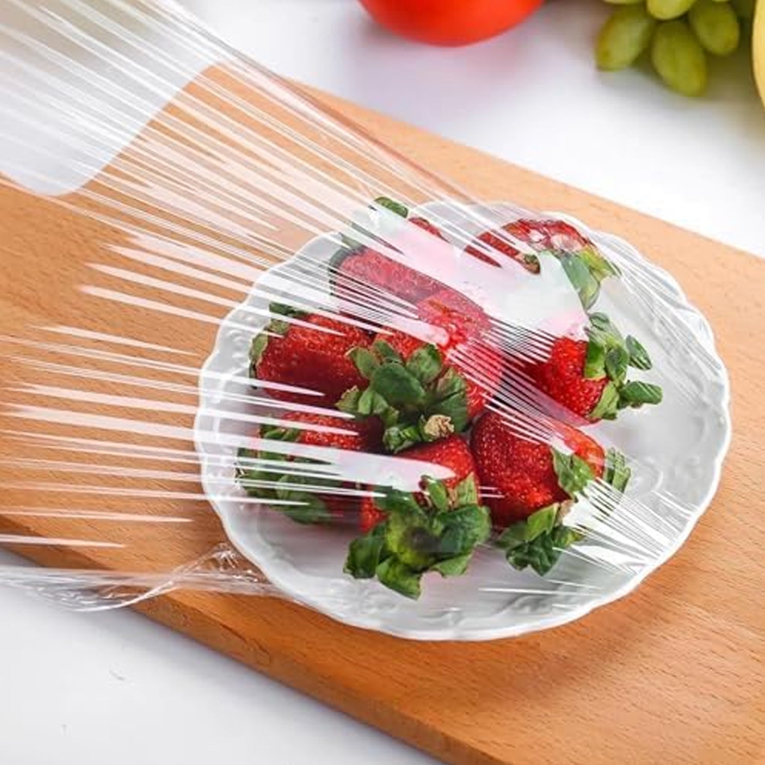 Disposable Elastic Food Storage Covers Bag (100 Pcs Set / Big) Signaturekarts