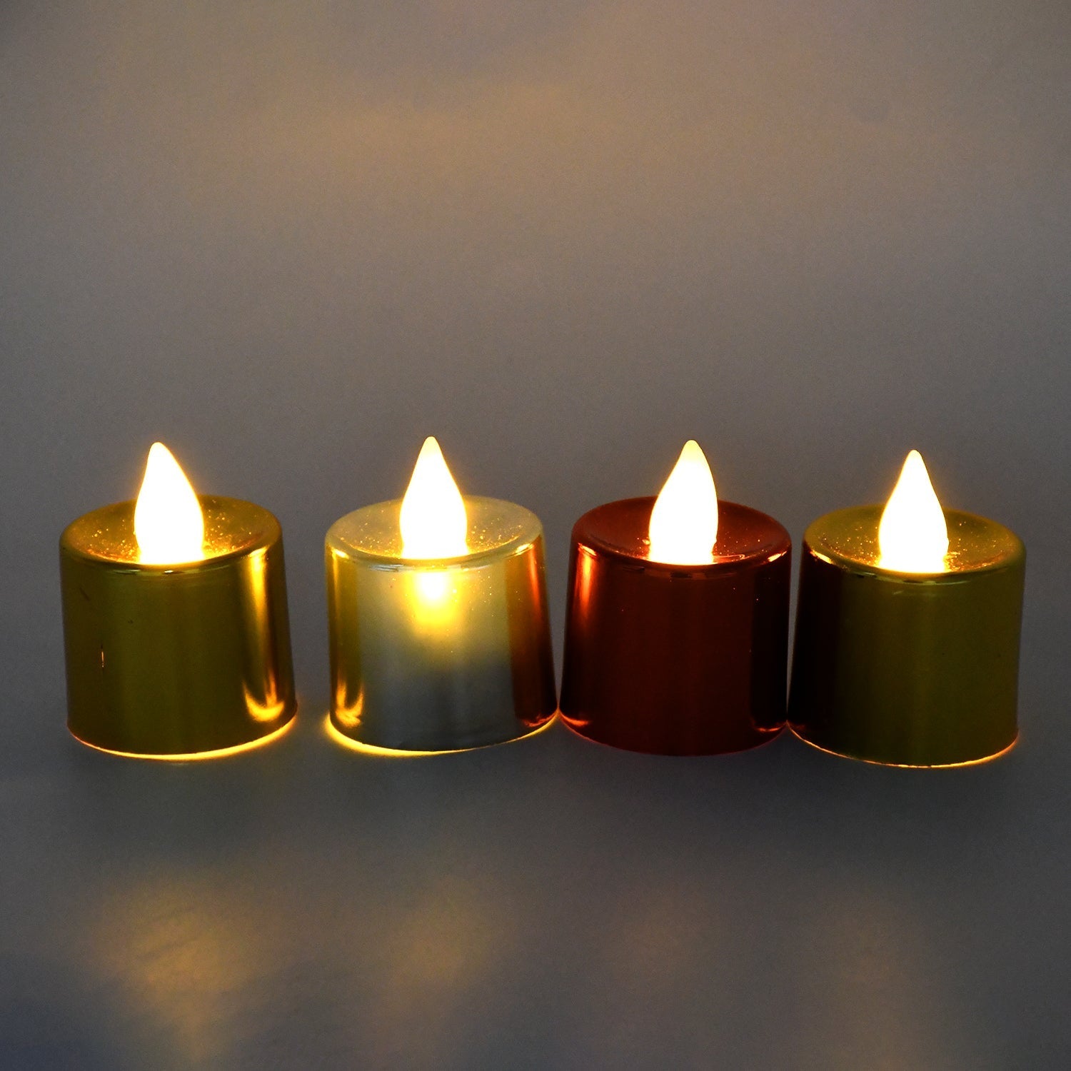 Electrical Candles Diya LED Tea Light, Diwali (6 Pcs Set) Signaturekarts