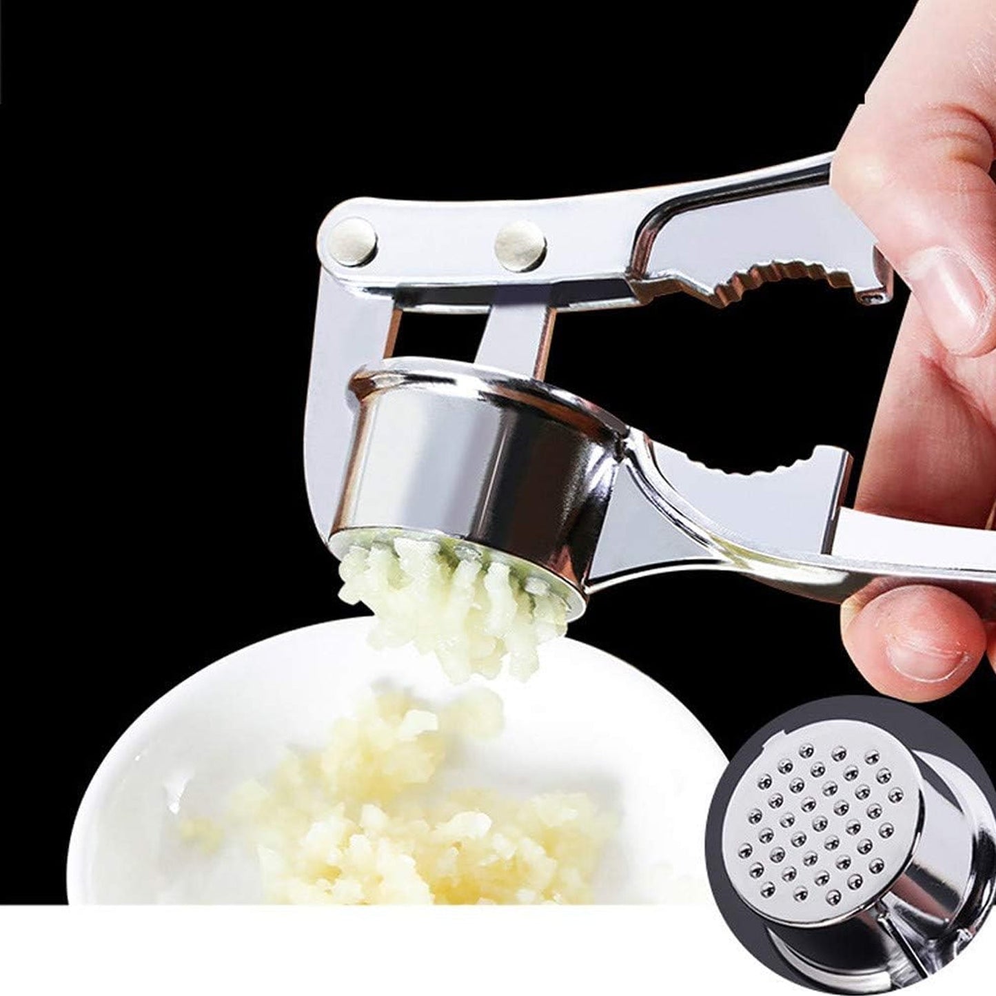 2 in1 Garlic Masher Premium Garlic Press & Walnut Cracker Opener (1 Pc) Signaturekarts