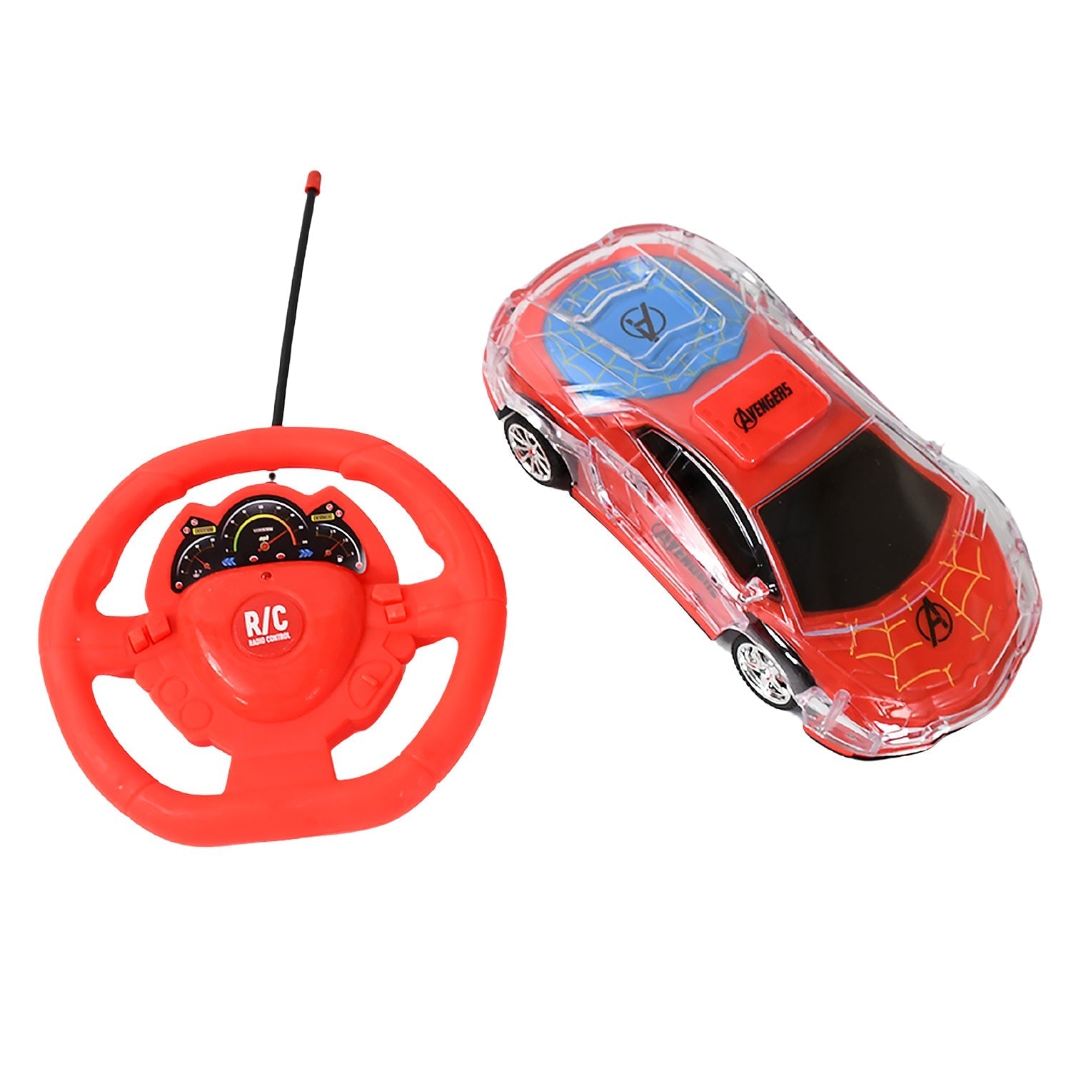 Plastic RC Racing Car – 2-Way Control with Handle Remote & Rechargeable Battery signaturekarts