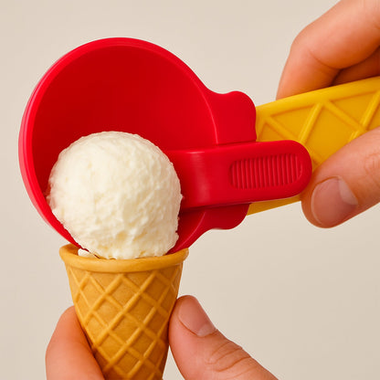 1-Piece Plastic Ice Cream & Watermelon Scooper with Trigger Dipper Signature kart