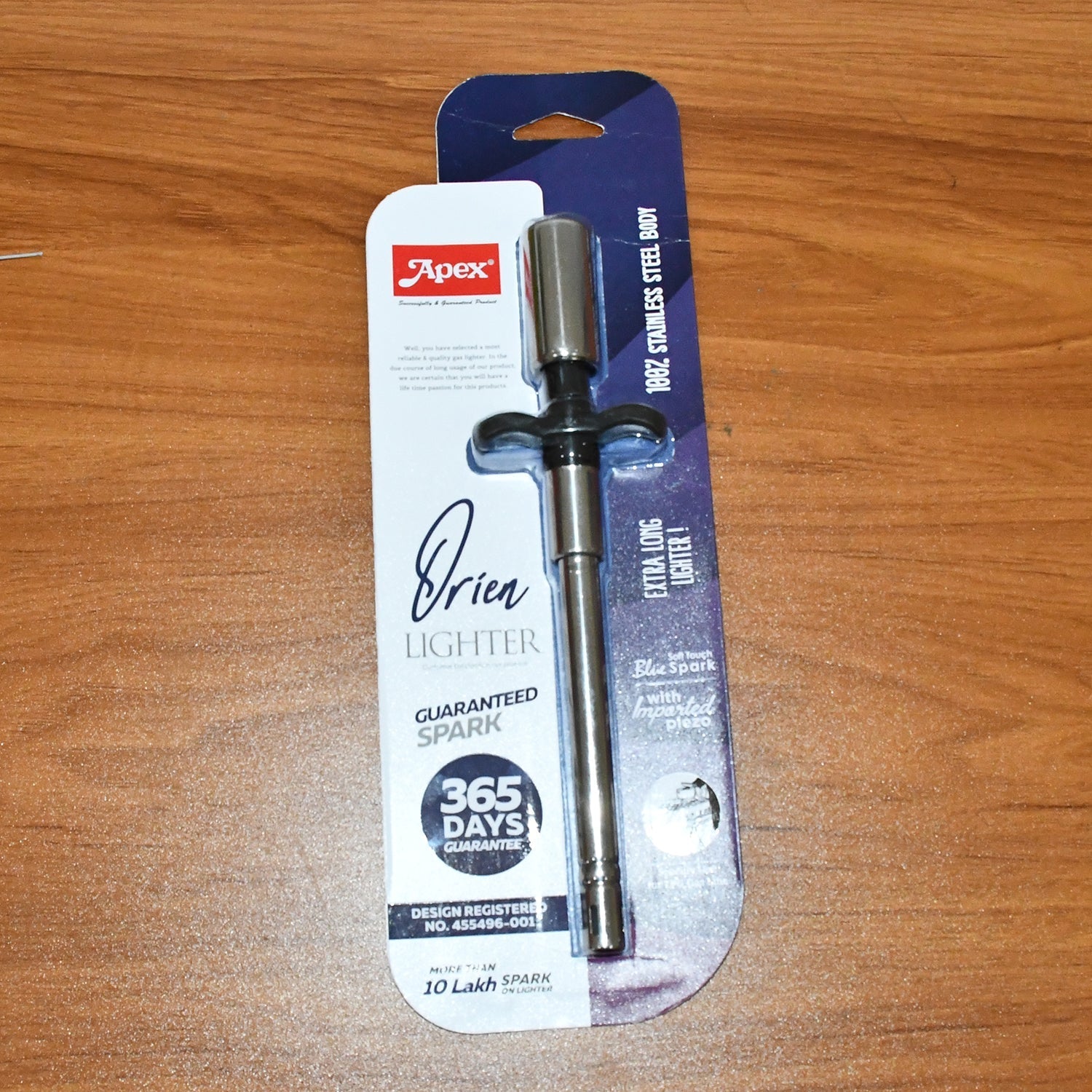 Apex Stainless Steel Kitchen Gas Stove Lighter - (1 Pc) signaturekarts