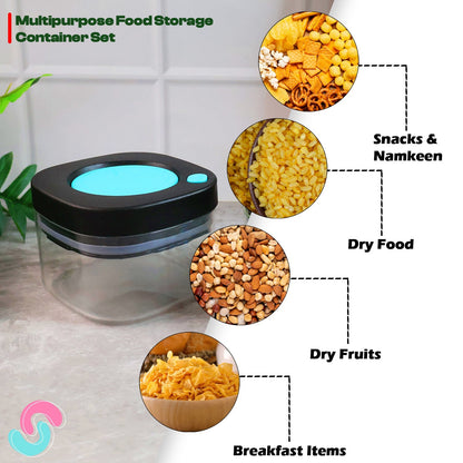 Supermom Airtight Kitchen Storage Containers – (2 Pc Set / 500 ml) signaturekarts