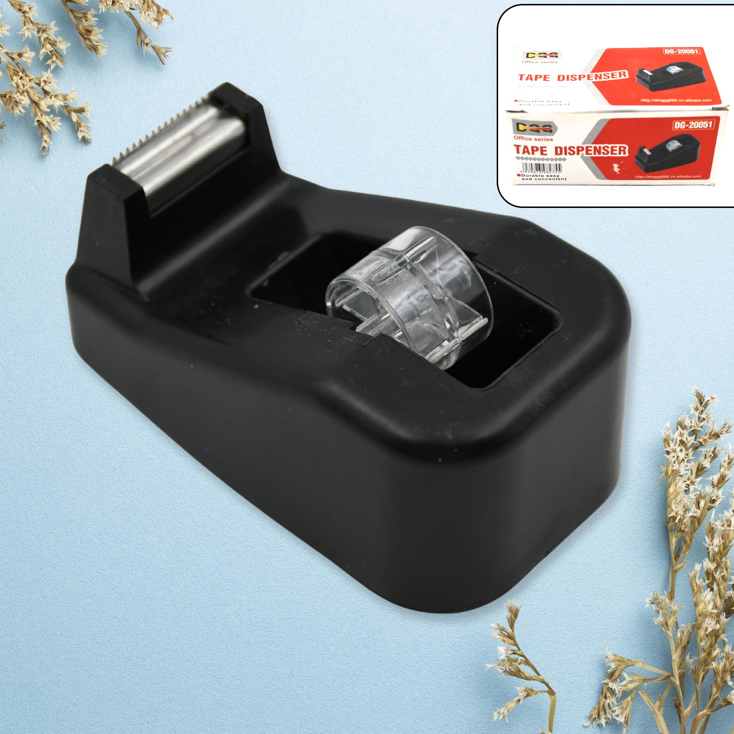Plastic Tape Dispenser Cutter for Home  1 Pc 237 gm signaturekarts