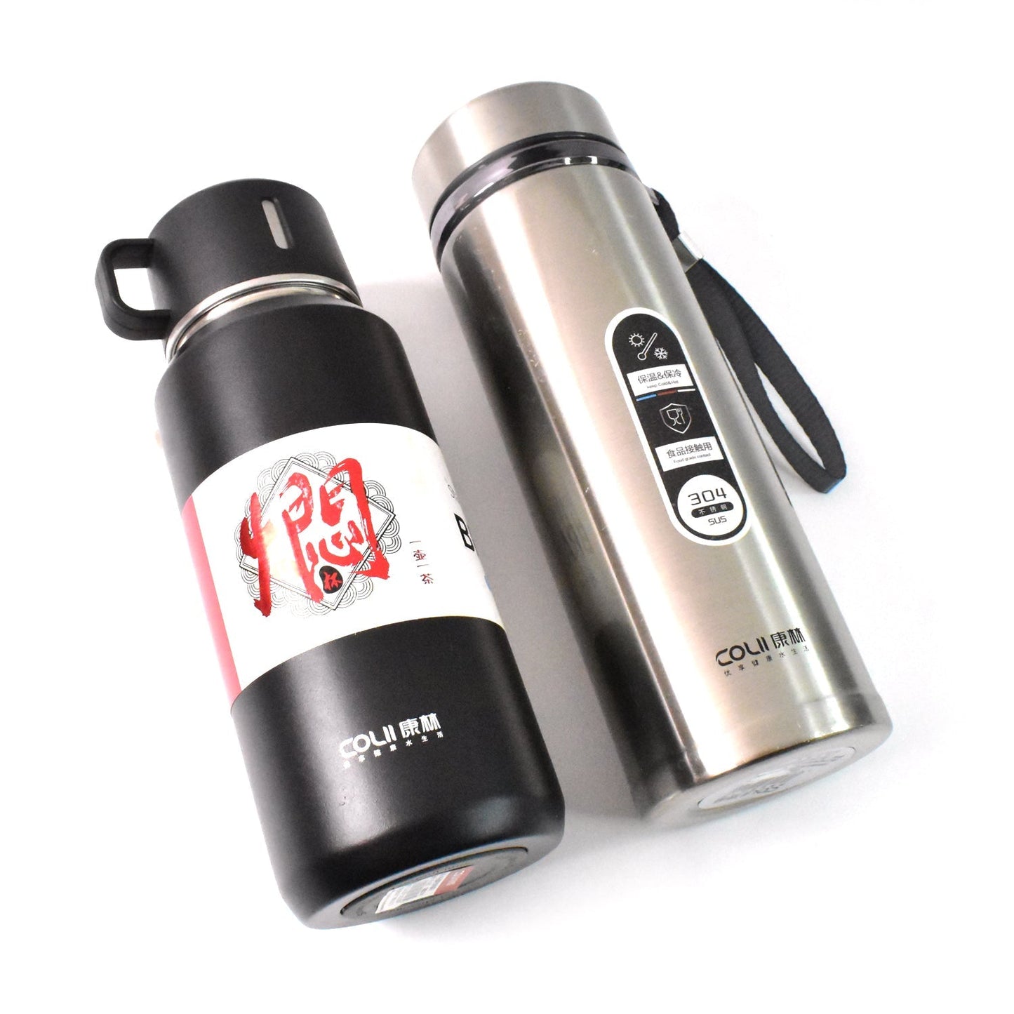 Stainless Steel Vacuum Insulated Water Bottle 900ML Approx (Mix Color) signaturekarts