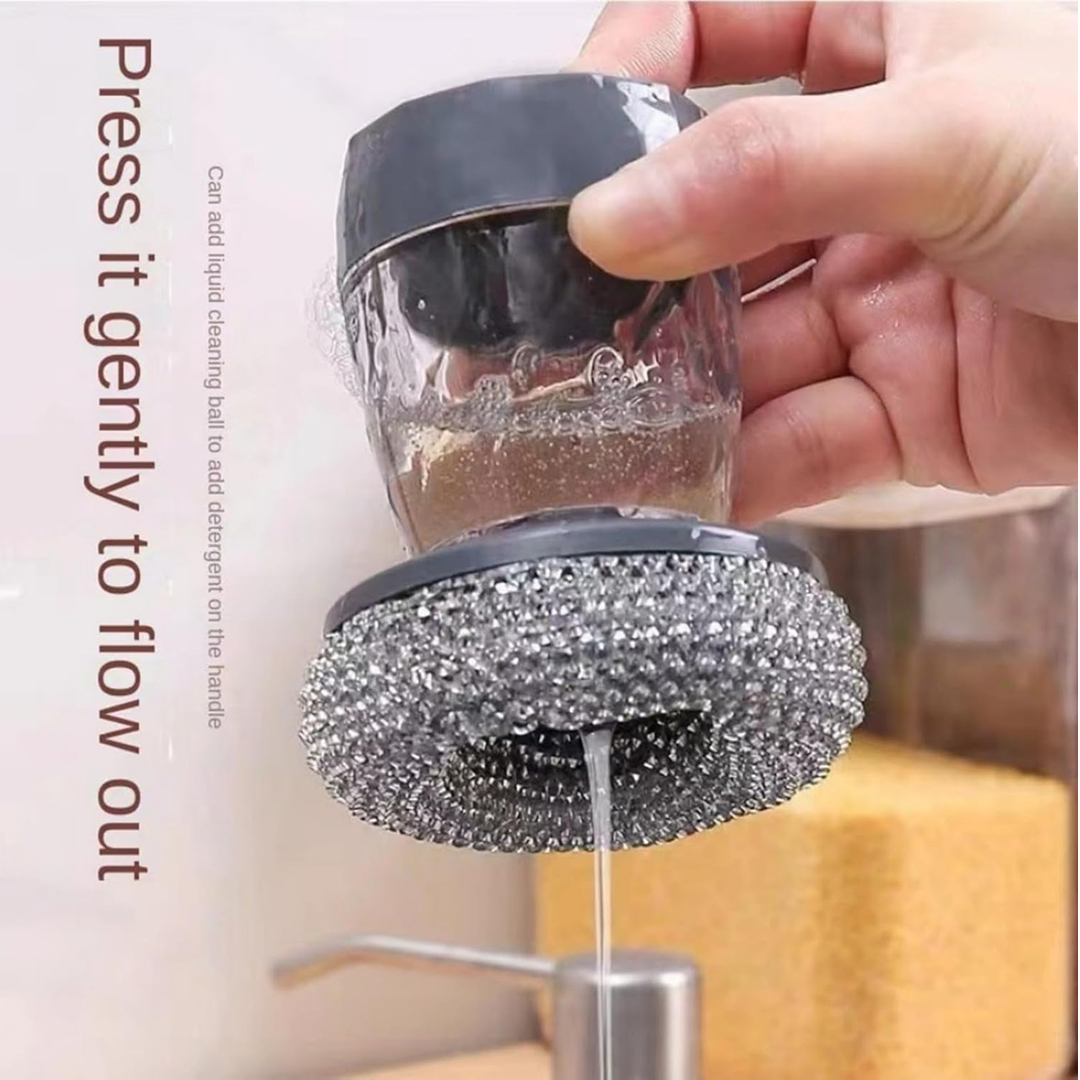 Handheld Soap Dispenser with Scrub (1 Set) Signaturekarts