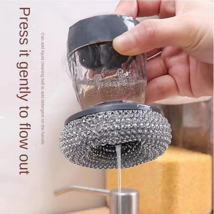Handheld Soap Dispenser with Scrub (1 Set) Signaturekarts