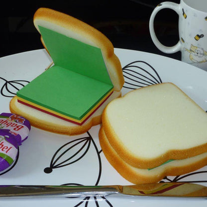 Sandwich Shaped Note / Sticky Notes / Memo Notes, Unique Mini Notes (Multicolor) Signaturekarts