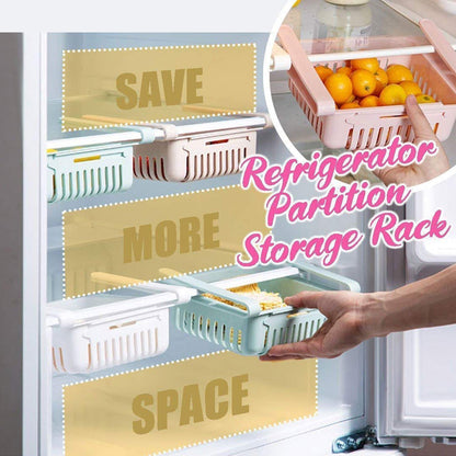 Expandable Adjustable Multipurpose Fridge Storage Basket (1 Pc) Signaturekarts