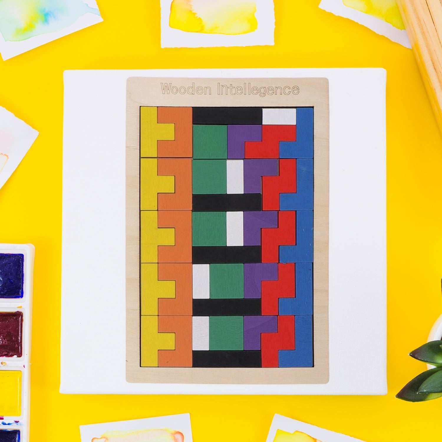 Wooden Blocks Puzzle Children's Educational Toys signaturekarts