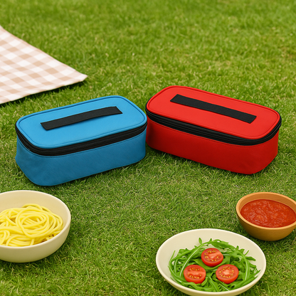 Premium Quality Insulated Lunch box Bag (1 Pc) Signature kart