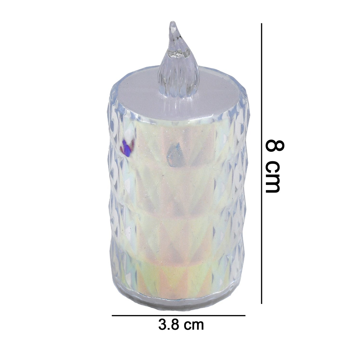 24 Pc Flameless and Smokeless Decorative Melting Candles LED Tea Light, Diwali Signaturekarts
