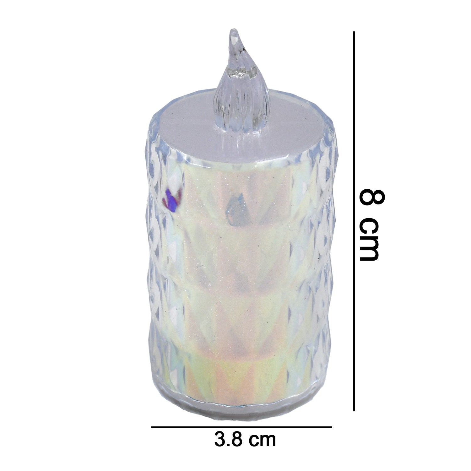 24 Pc Flameless and Smokeless Decorative Melting Candles LED Tea Light, Diwali Signaturekarts