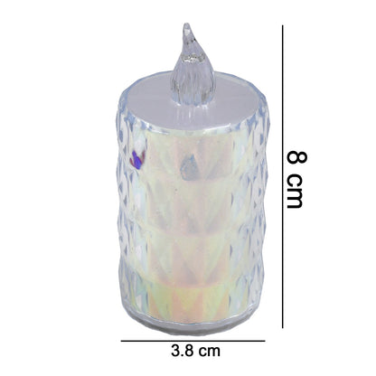 24 Pc Flameless and Smokeless Decorative Melting Candles LED Tea Light, Diwali Signaturekarts